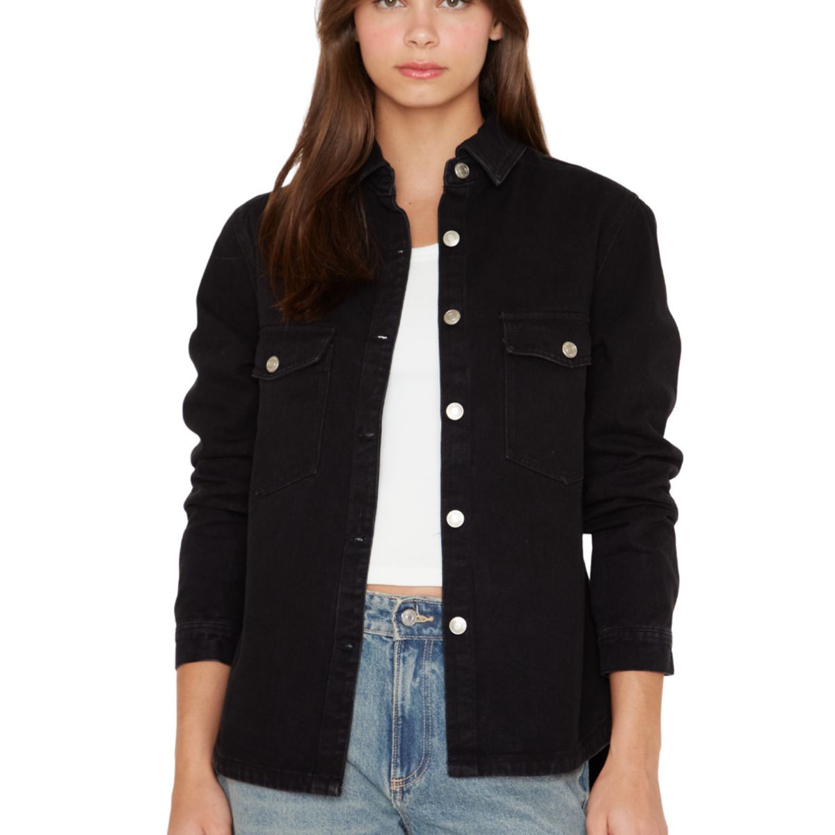 JACINTA TIENDA - Camisa Porter Bolsillos negra Jacinta Tienda