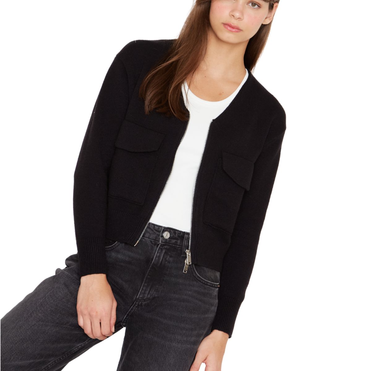 JACINTA TIENDA - Chaleco Cargo negro Jacinta Tienda