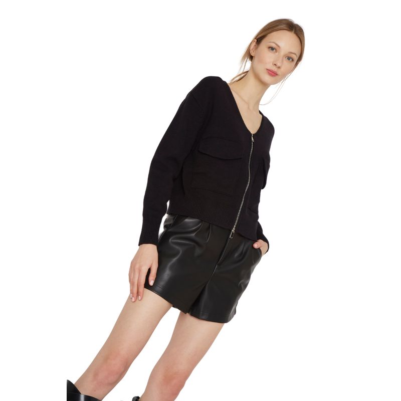 JACINTA TIENDA - Chaleco Cargo negro Jacinta Tienda