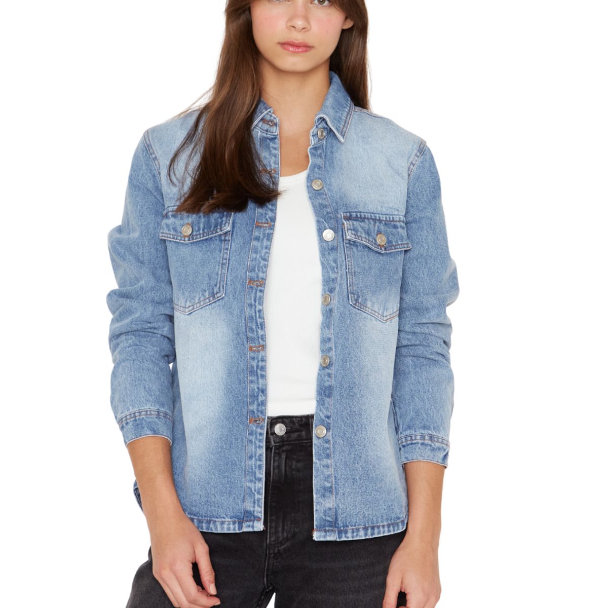 JACINTA TIENDA - Camisa Porter Bolsillos azul Jacinta Tienda