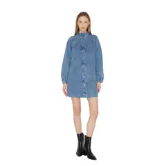 JACINTA TIENDA - Vestido Denim Porter azul