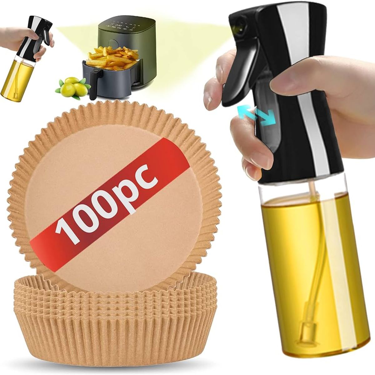 MOVI - PULVERIZADOR  DE  ACEITE PARA COCINA 300ML