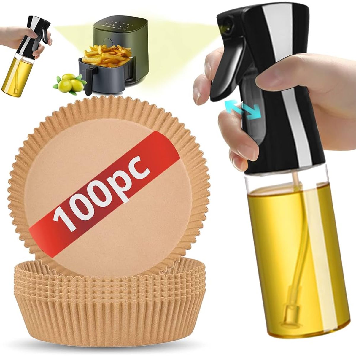 MOVI - PULVERIZADOR  DE  ACEITE PARA COCINA 300ML