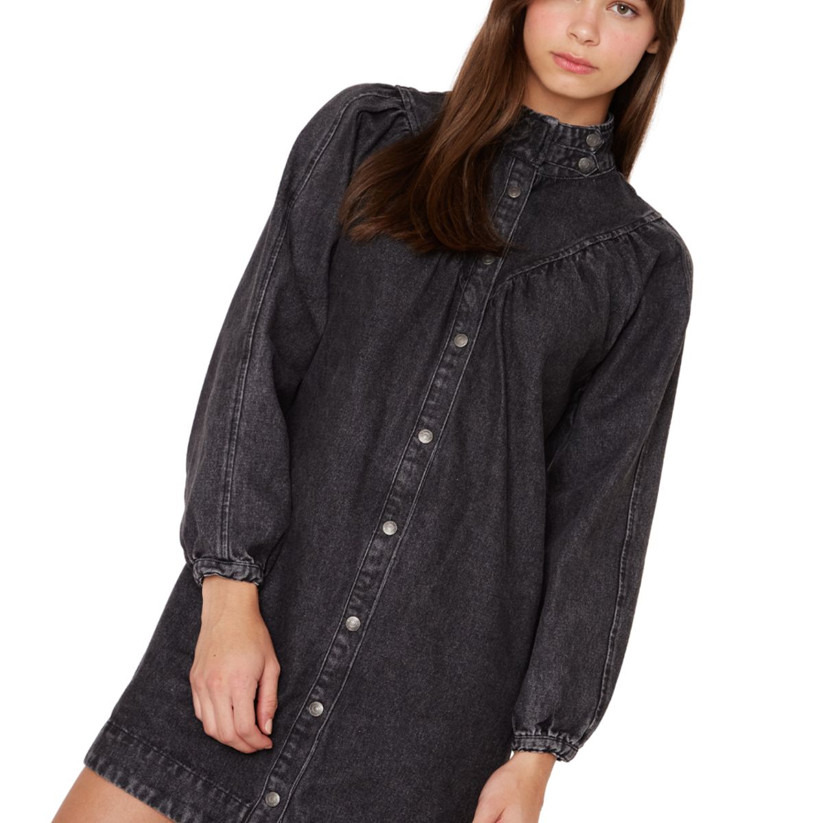 JACINTA TIENDA - Vestido Denim Porter negro Jacinta Tienda