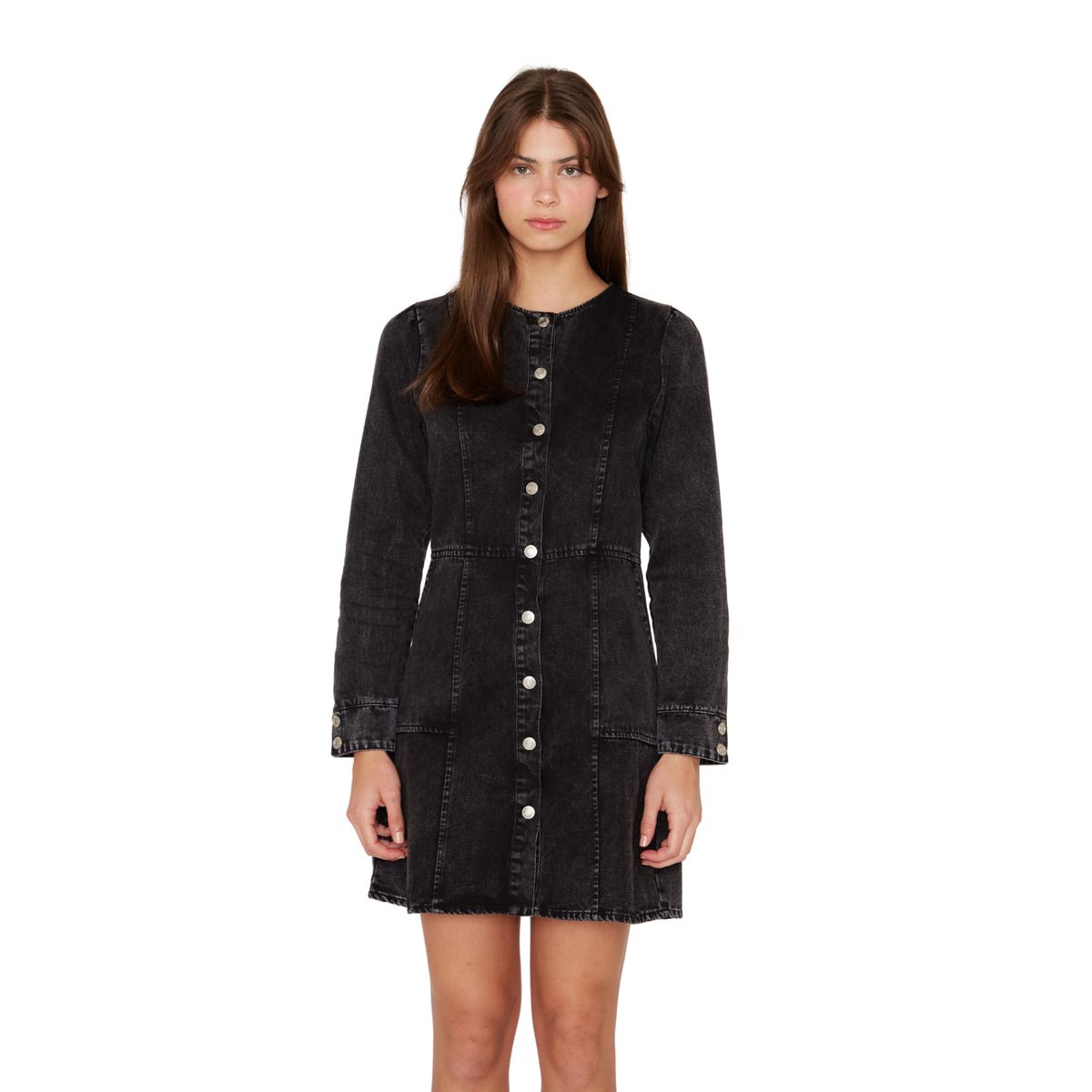JACINTA TIENDA - Vestido Denim Stone negro Jacinta Tienda