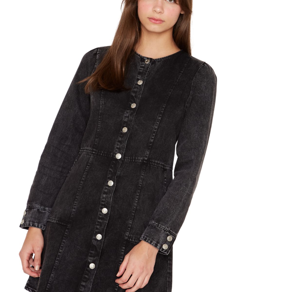 JACINTA TIENDA - Vestido Denim Stone negro Jacinta Tienda