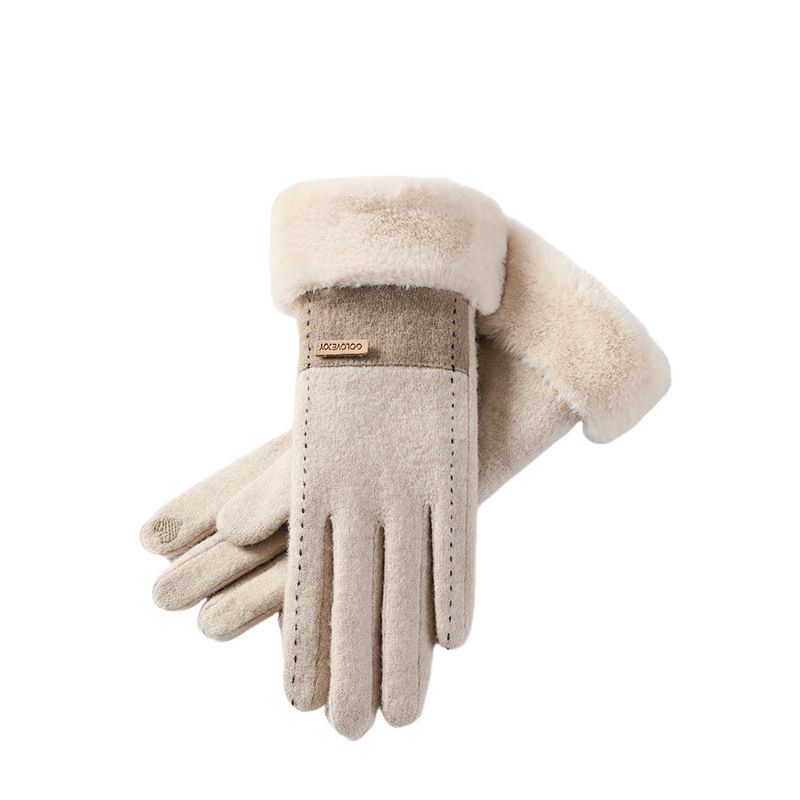 BLWOENS - Guantes Mujer - Beige