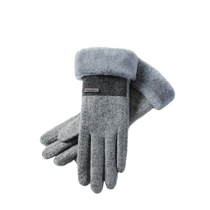 BLWOENS - Guantes Mujer - Gris