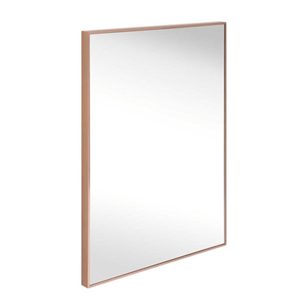 GENERICO - Espejo decorativo madera natural 71 cm x 91 cm