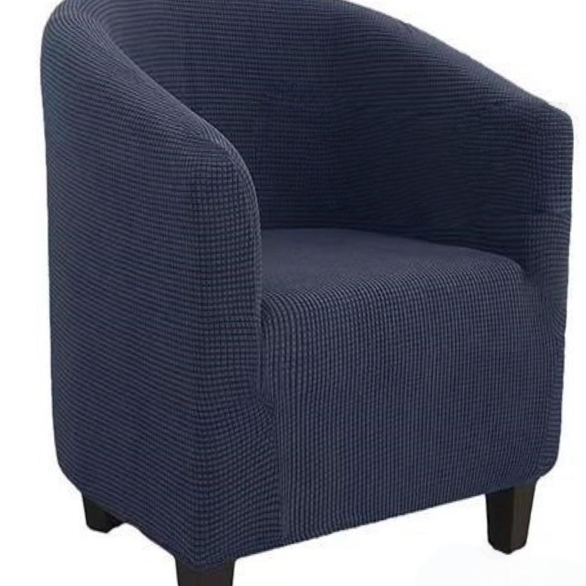 GENERICO - Juego de 2 Fundas Poltrona Sofa Texturizada Ajustable AZUL