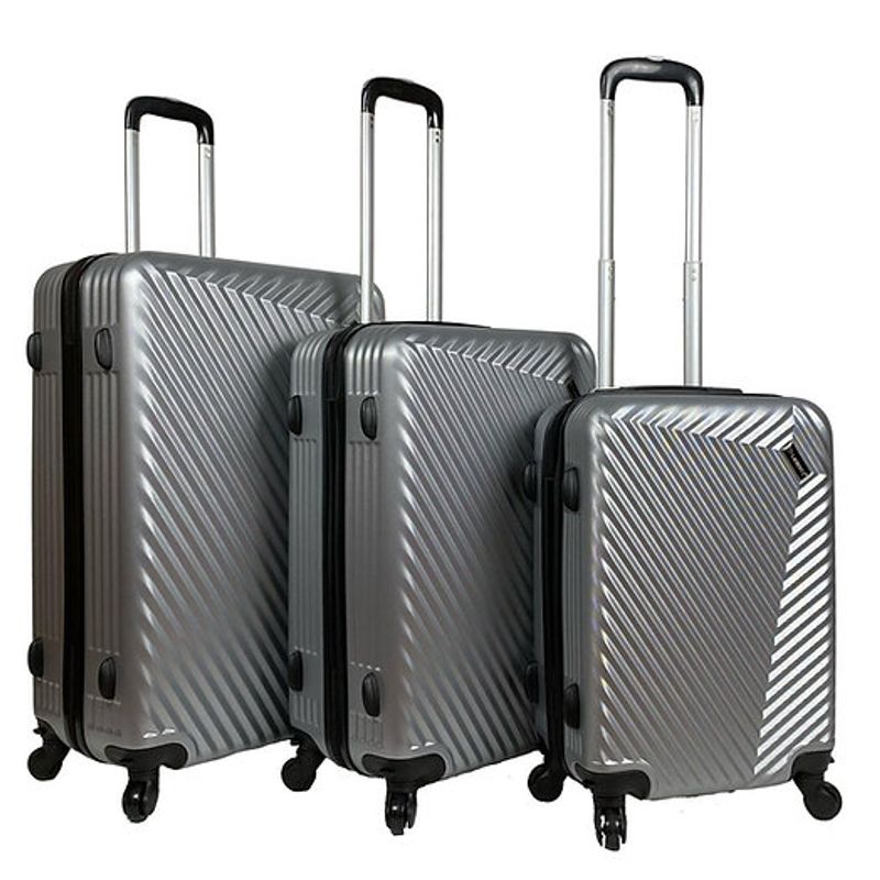 AFVENTURA - Set 3 Maletas Viaje  Equipaje Rueda Cabina Avión