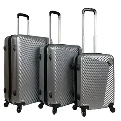 AFVENTURA - Set 3 Maletas Viaje Equipaje Rueda Cabina Avión