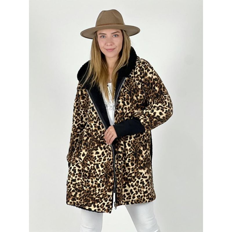 ENIGMATICA BOUTIQUE - Abrigo Chiporro Print Camel