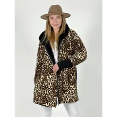 ENIGMATICA BOUTIQUE - Abrigo Chiporro Print Camel