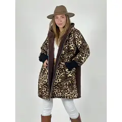 ENIGMATICA BOUTIQUE - Abrigo Chiporro Print Camel