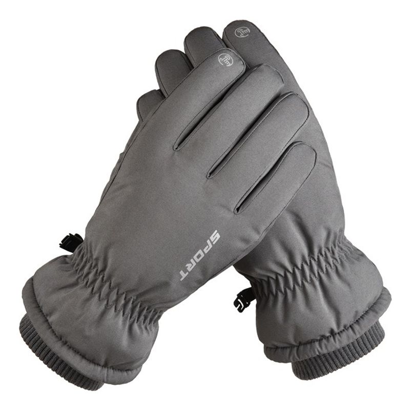 TIOZONEY - Guantes De Esquí De Invierno Forro Polar Antideslizante