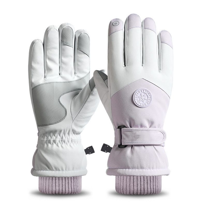 TIOZONEY - Guantes De Esquí De Invierno Forro Polar Antideslizante