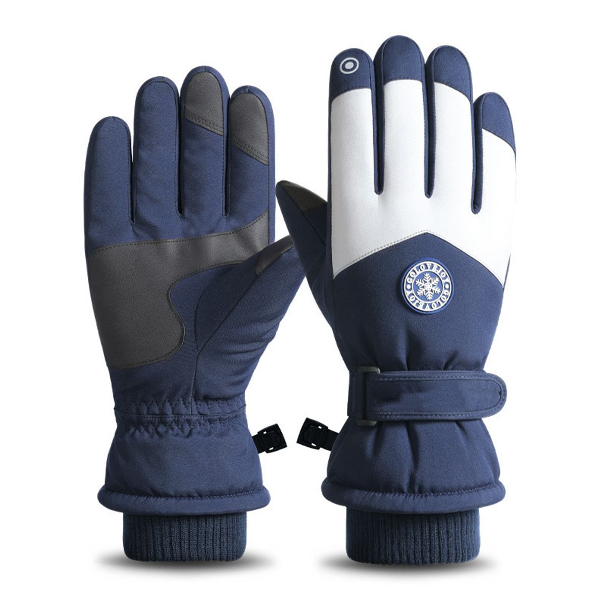 TIOZONEY - Guantes De Esquí De Invierno Forro Polar Antideslizante