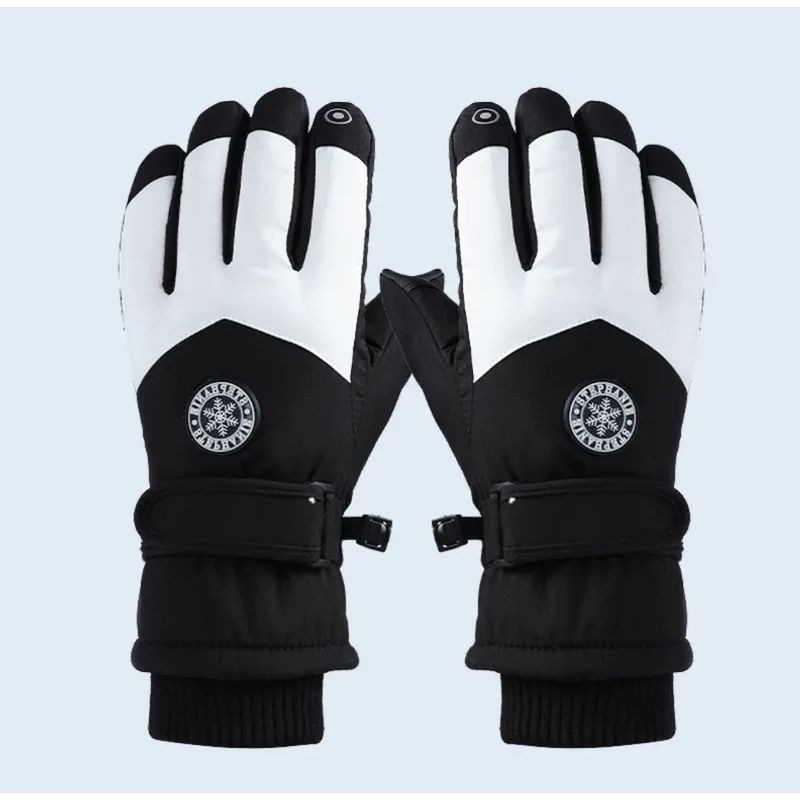 TIOZONEY - Guantes De Esquí De Invierno Forro Polar Antideslizante.