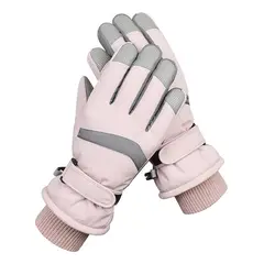 TIOZONEY - Guantes De Esquí De Invierno Forro Polar Antideslizante