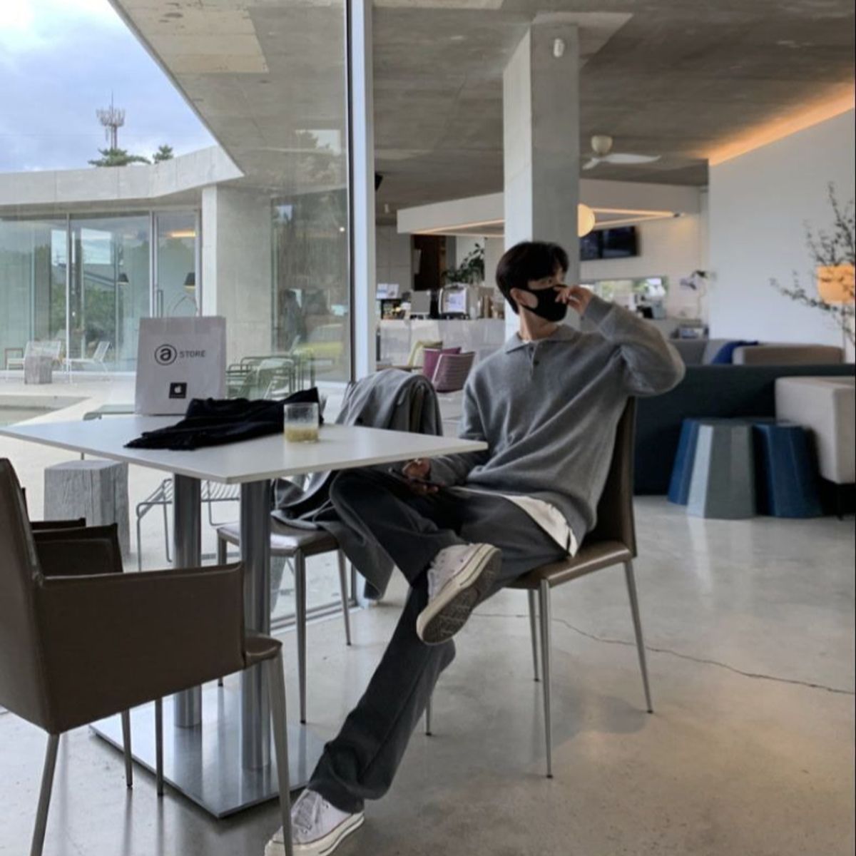 TIOZONEY - Camisa de punto polo para hombres