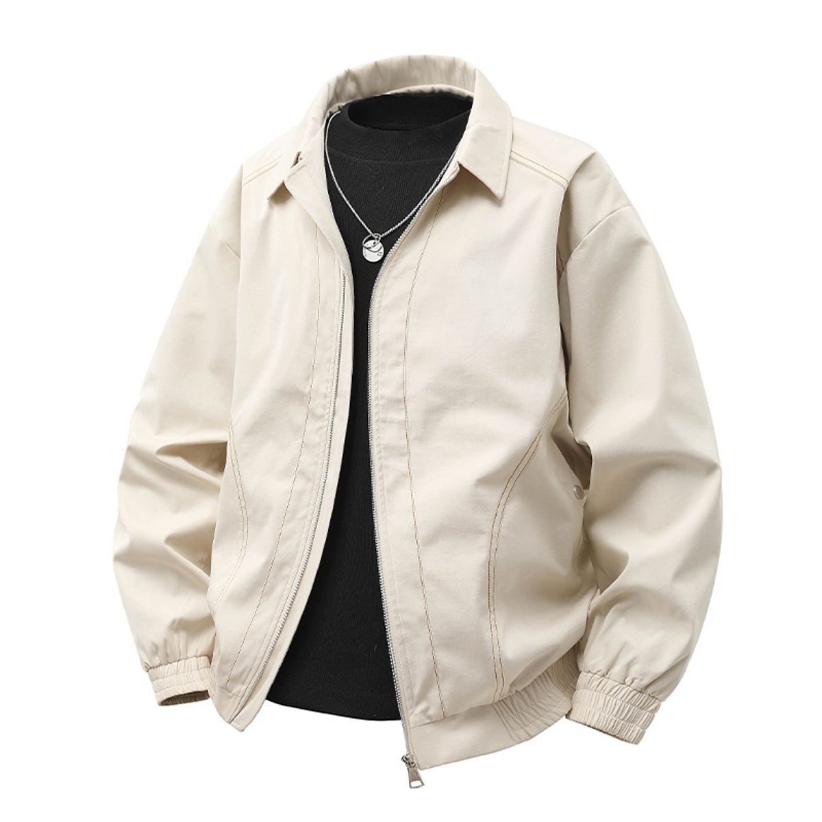 TIOZONEY - Chaqueta a prueba de viento para hombres