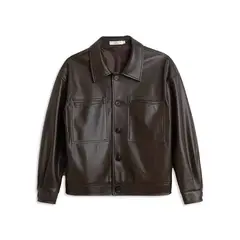 TIOZONEY - Chaqueta de cuero para motocicletas masculinas