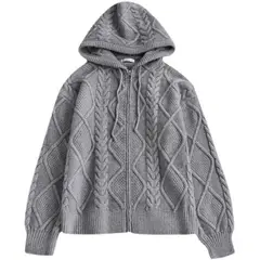 TIOZONEY - Chaqueta de suéter de lana para hombres
