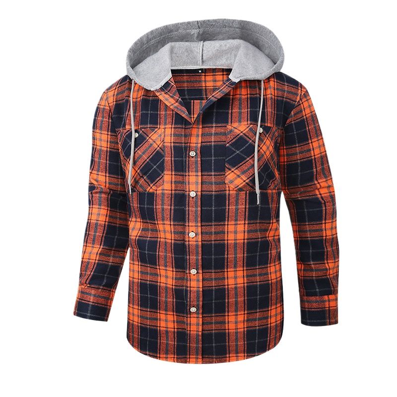 TIOZONEY - Camisas con capucha para hombre