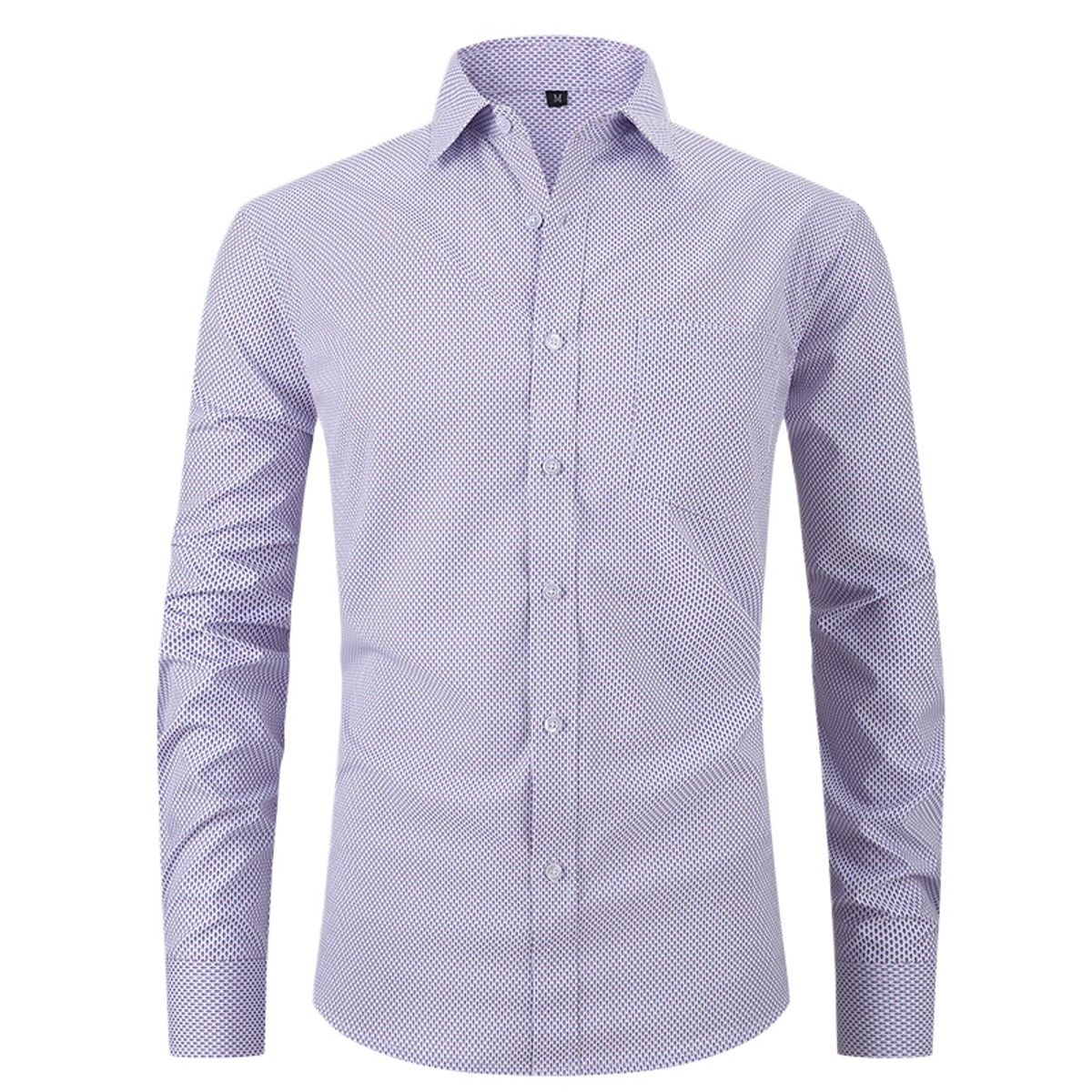 TIOZONEY - Camisa de cuadros elástica