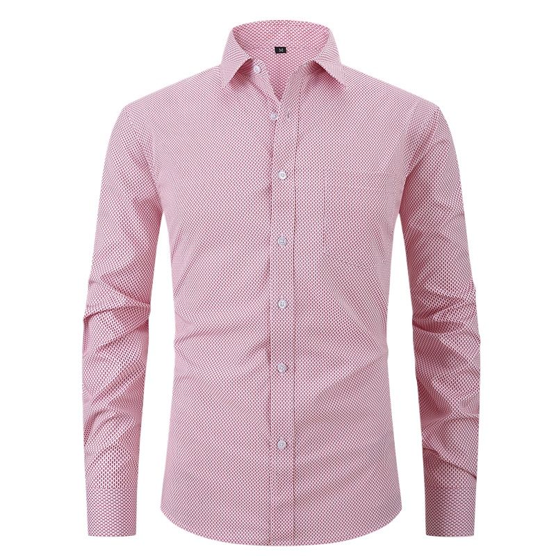 TIOZONEY - Camisa de cuadros elástica