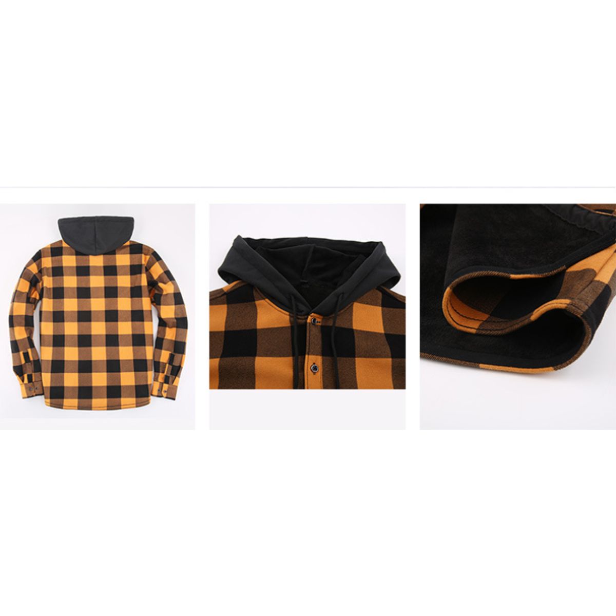 TIOZONEY - Camisas con capucha para hombre