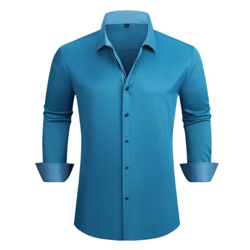 TIOZONEY - Camisa elástica talla grande_.