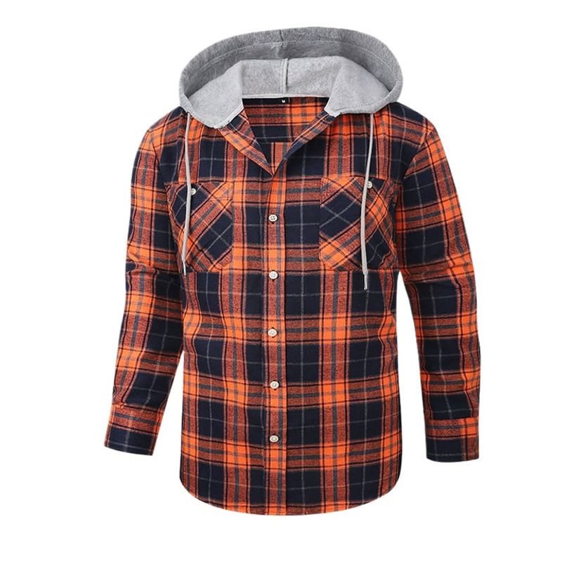 TIOZONEY - Camisas con capucha para hombre
