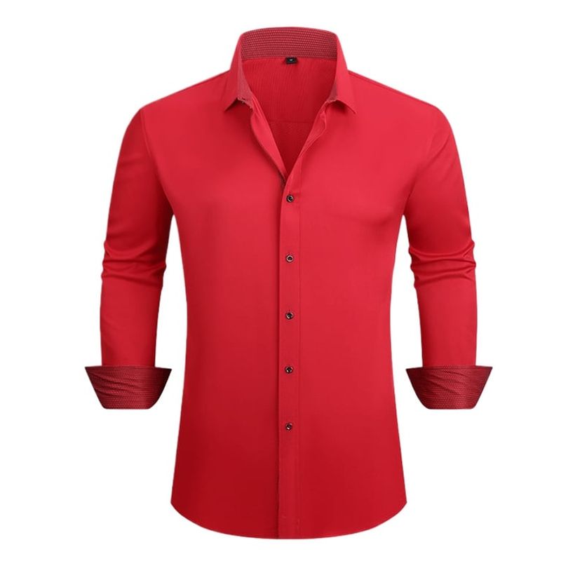 TIOZONEY - Camisa elástica talla grande