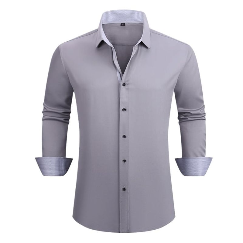 TIOZONEY - Camisa elástica talla grande