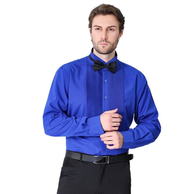 TIOZONEY - Camisa de traje elástica