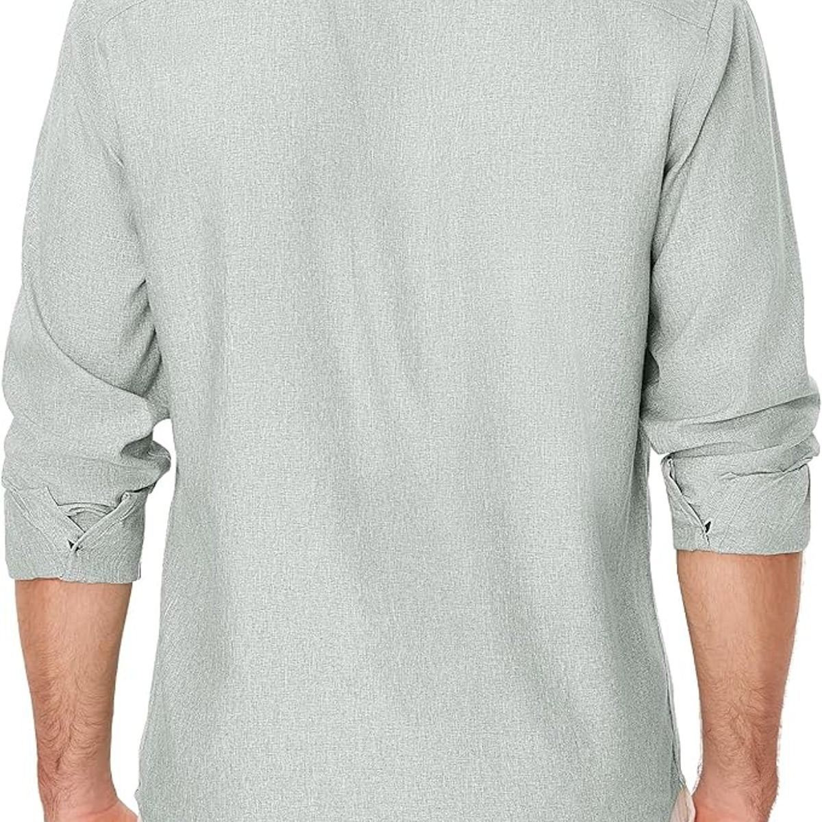 TIOZONEY - Camisa de manga larga para hombres