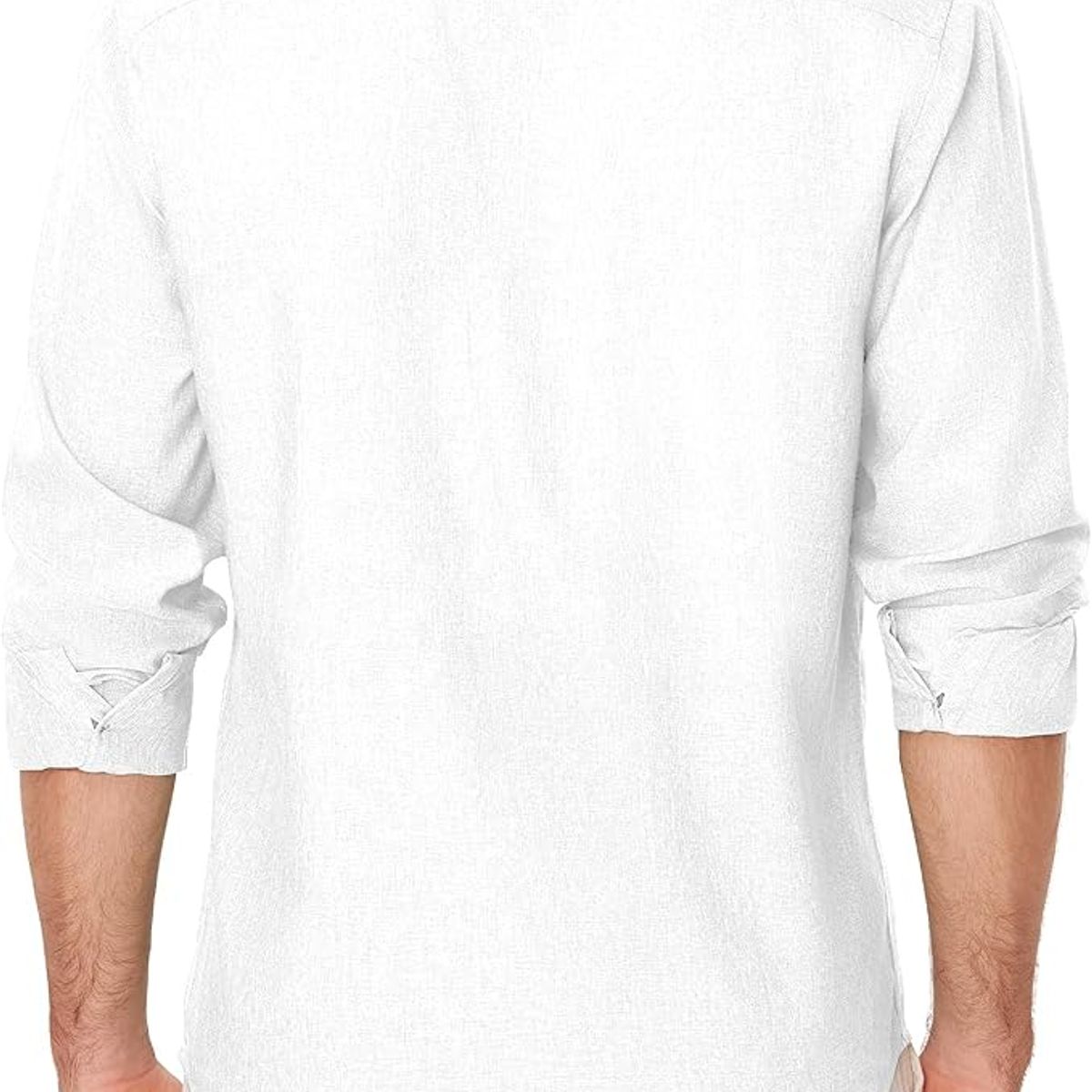 TIOZONEY - Camisa de manga larga para hombres