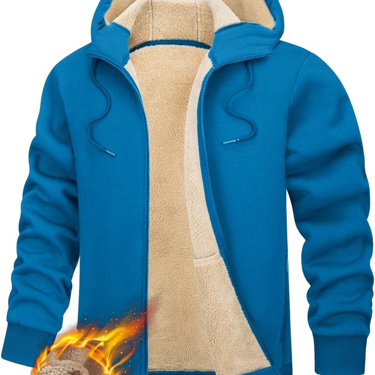 TIOZONEY - Sudadera con capucha para hombres de invierno