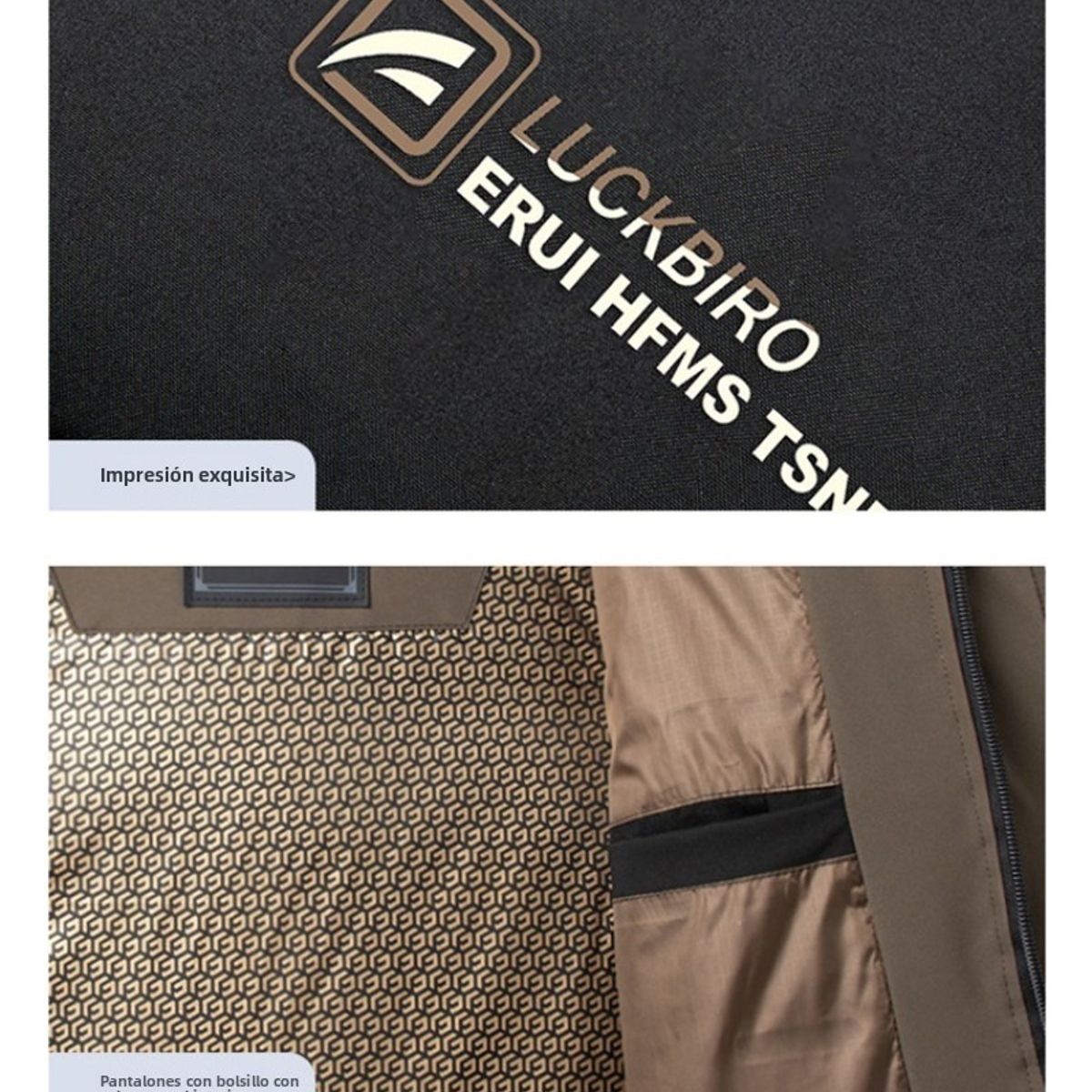 TIOZONEY - Parka para Hombre  - Rojo