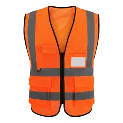 GENERICO - Chaleco Reflectante Seguridad Reglamentari-Naranja