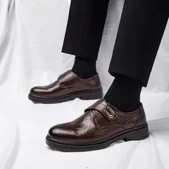 DANWEILE - Zapato Formal Hombre Cuero