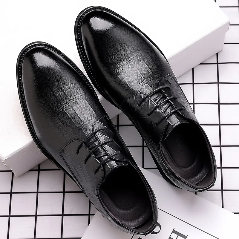 DANWEILE - Zapato Formal Hombre Cuero