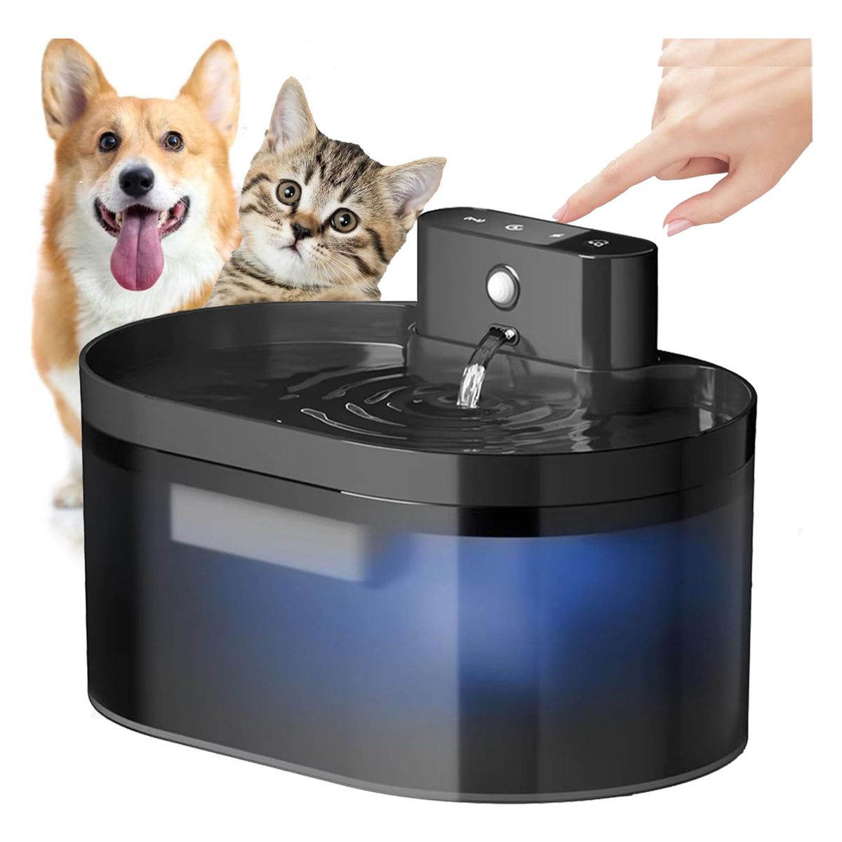 EVERSO - Dispensador de agua para gatos, perros y mascotas 22