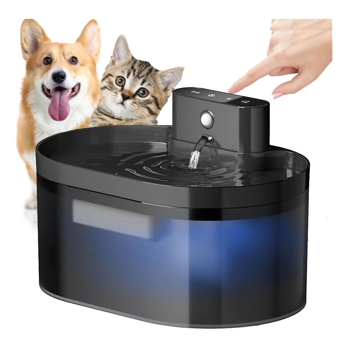 EVERSO - Dispensador de agua para gatos, perros y mascotas 22