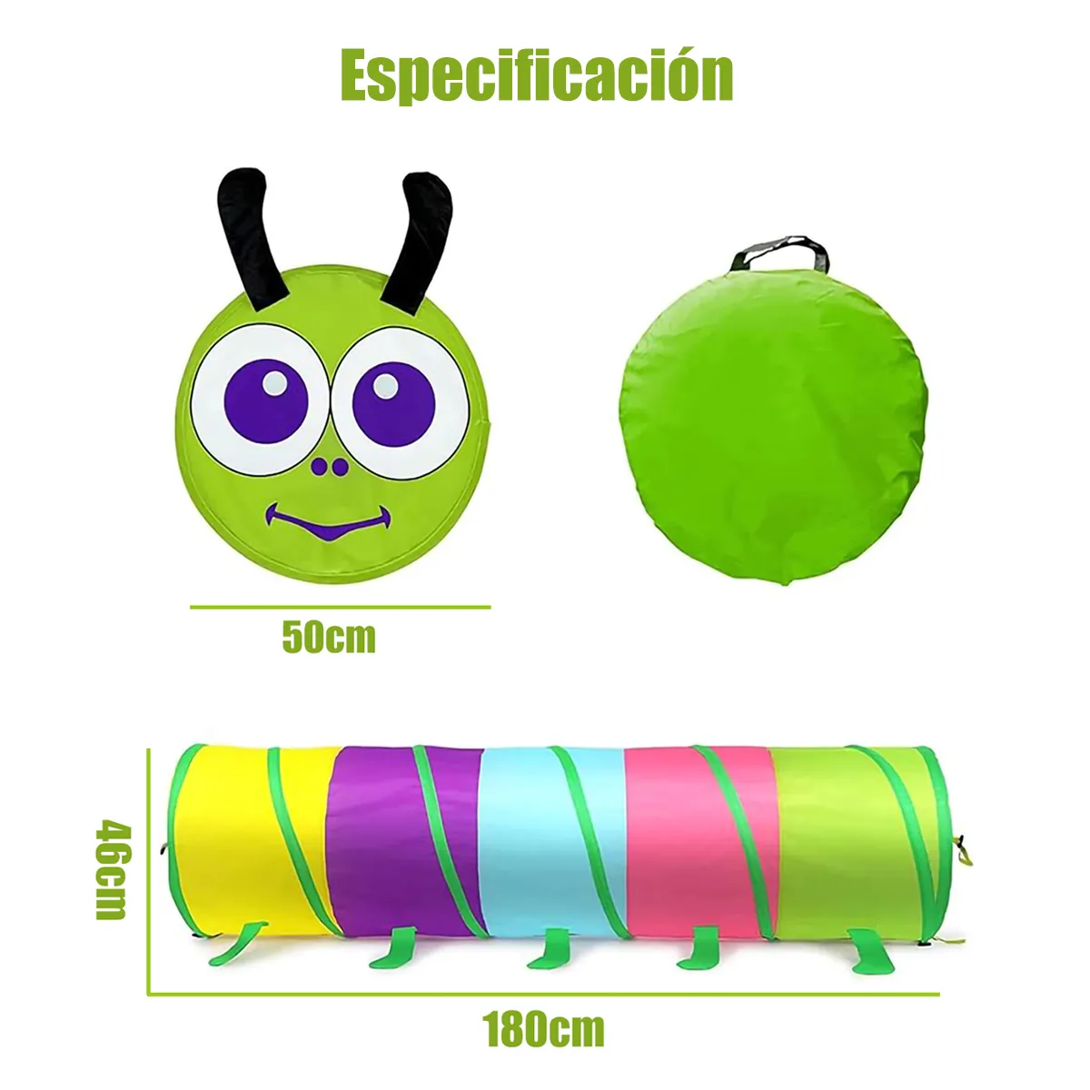 GENERICO - Túnel De Juego Plegable Para Interior Exterior Niños Regalos