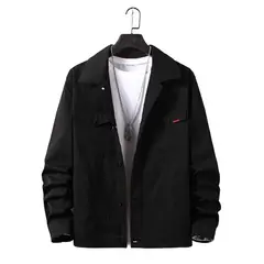 KNOWMLAB - Chaqueta Casual Hombre Negro