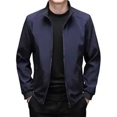 KNOWMLAB - Chaqueta Casual Hombre Negro