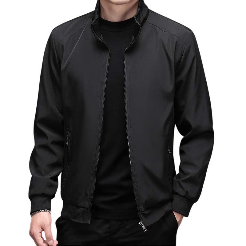 KNOWMLAB - Chaqueta Casual Hombre Negro